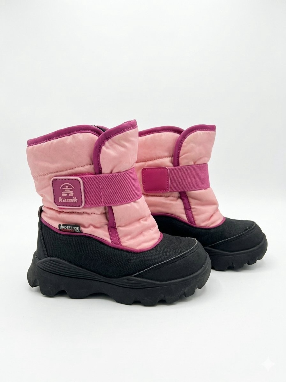 Kamik Kids Winter Boots - Pink/Black (Size 10)